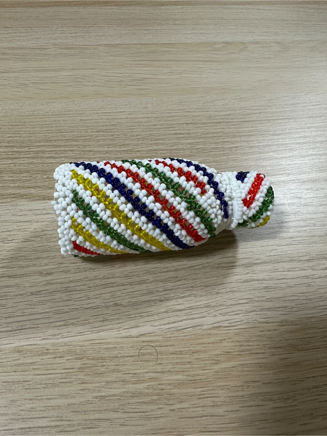 Bead Knitted Decorative Bottle - photo 2