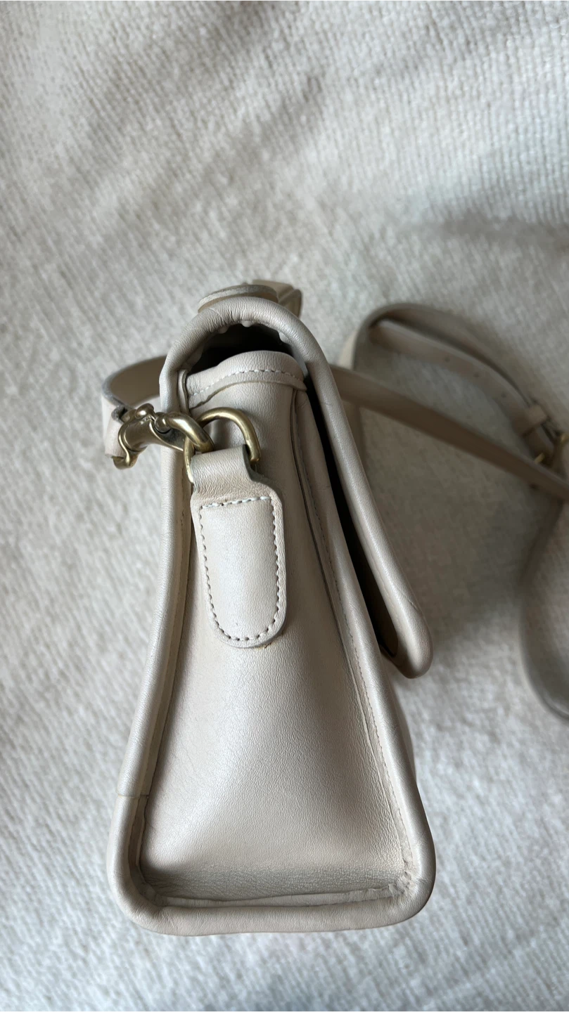Vintage Coach Court Bag – Style 9870 – Cream - photo 3