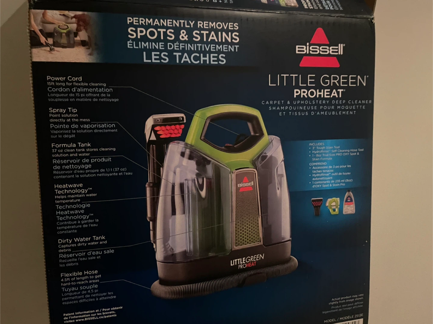 Brand new Bissell Little Green Proheat Portable Carpet Cleaner