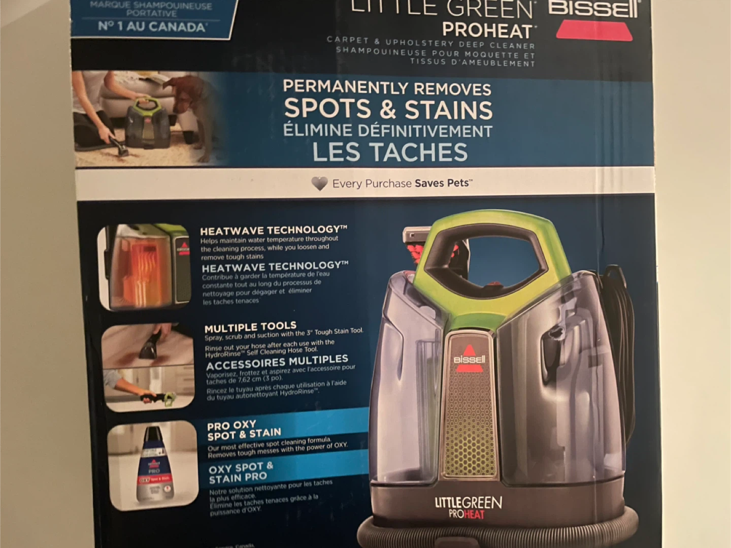 Brand new Bissell Little Green Proheat Portable Carpet Cleaner - photo 2