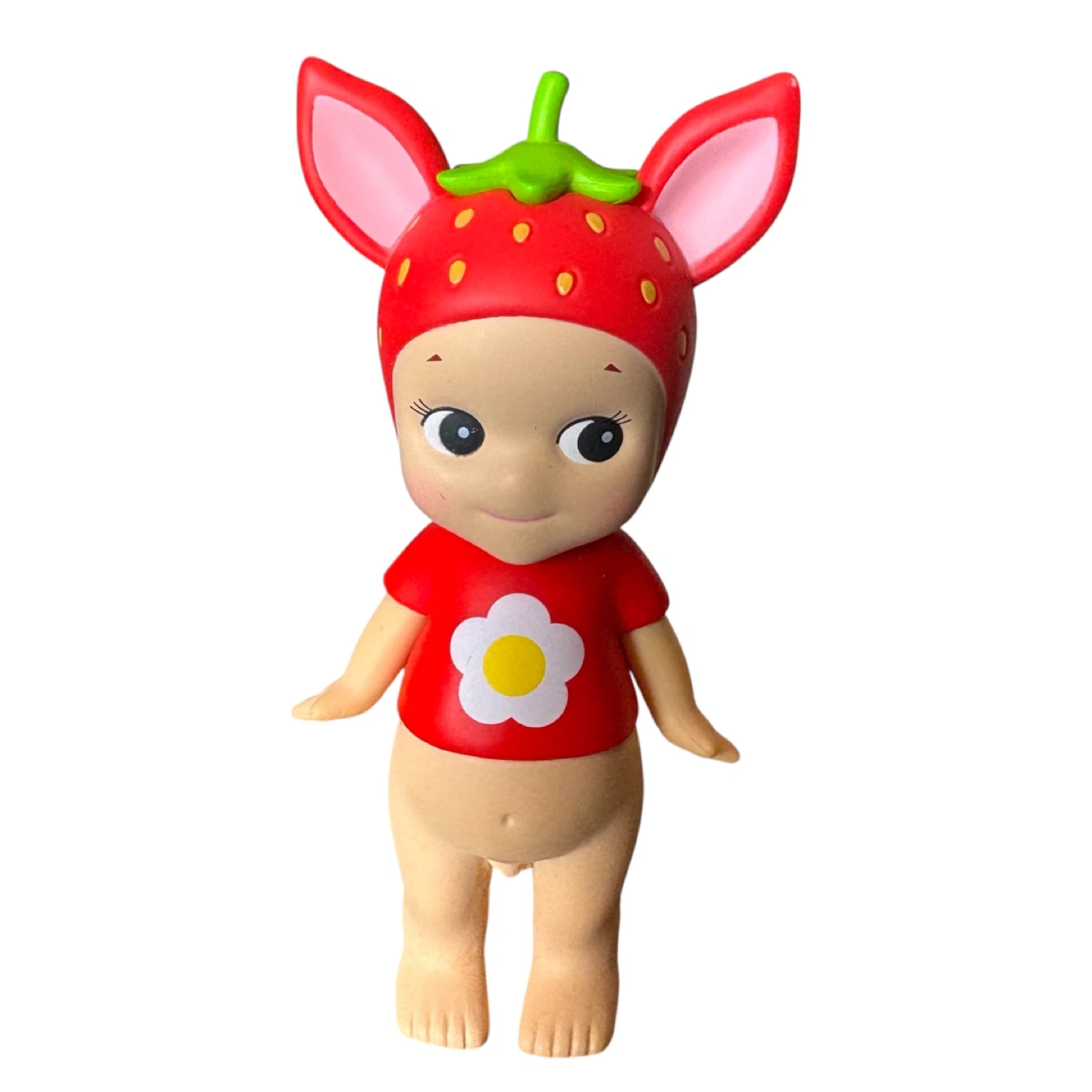 Sonny Angel AUTHENTIC Strawberry Love Fawn Monkey