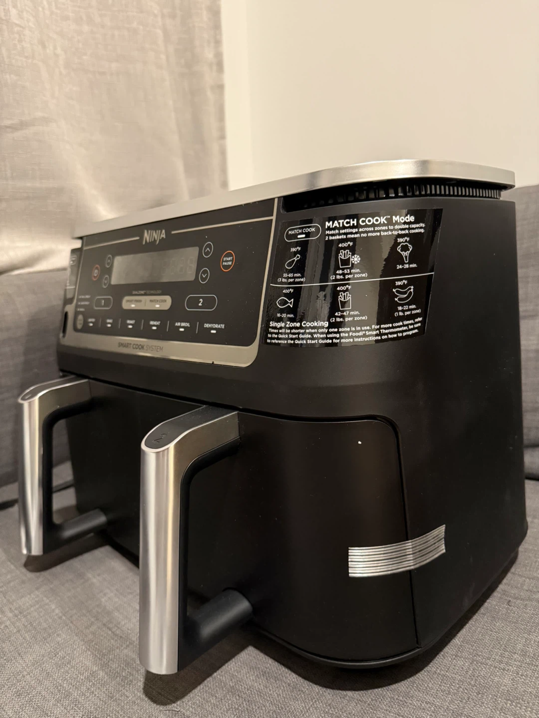 Ninja Foodi 10-Quart 6-in-1 DualZone Smart XL Air Fryer - photo 3