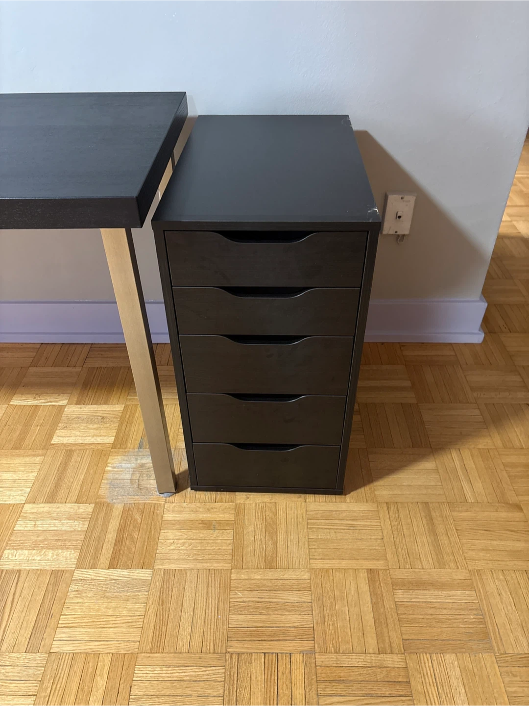 Black  5-drawer unit - photo 3