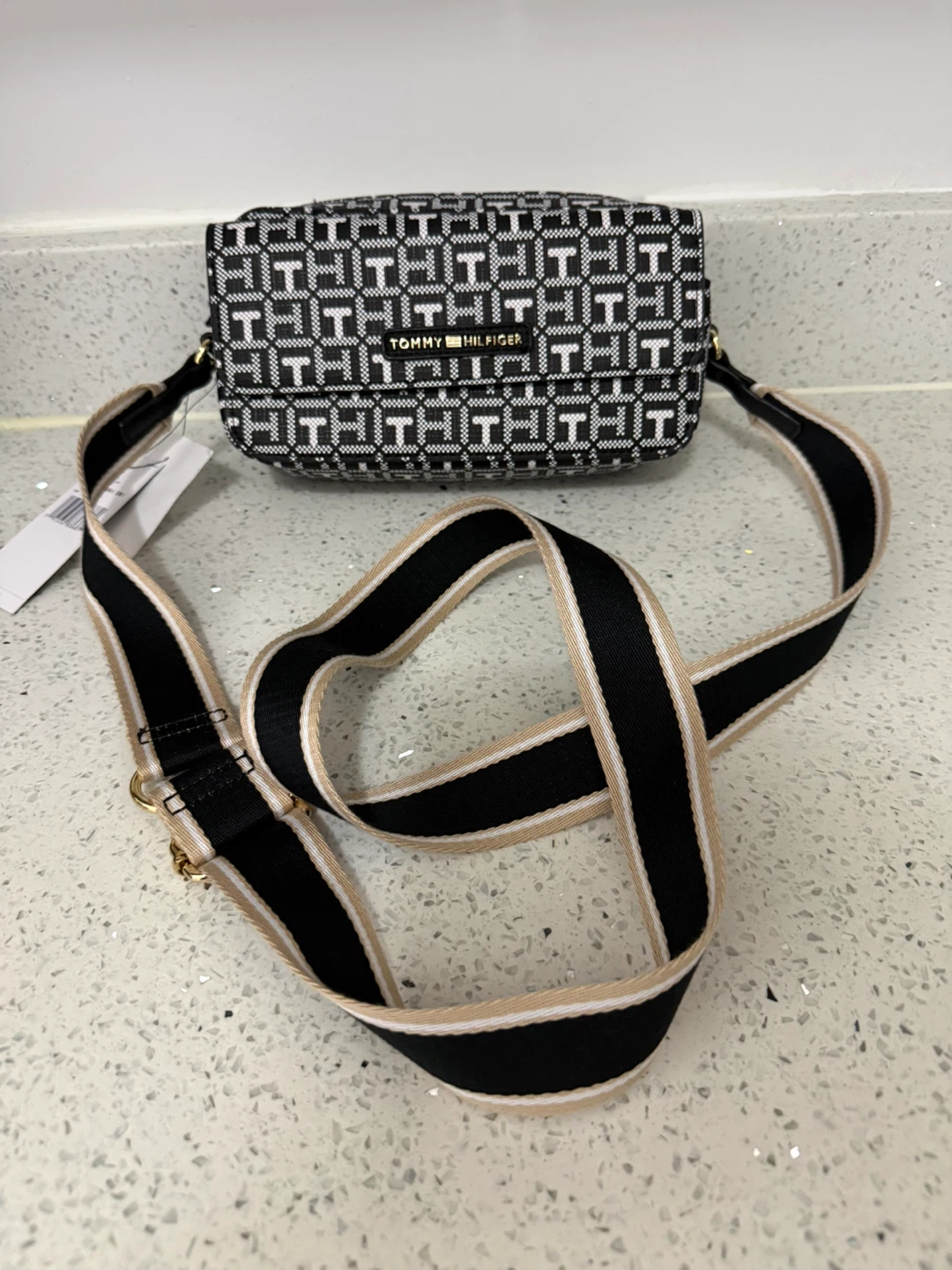 Tommy Hilfiger Monogram Camera Bag