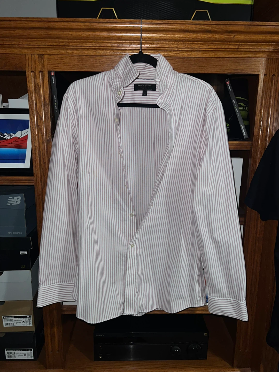 Banana Republic Men's Striped Button-Down Shirt - photo 4