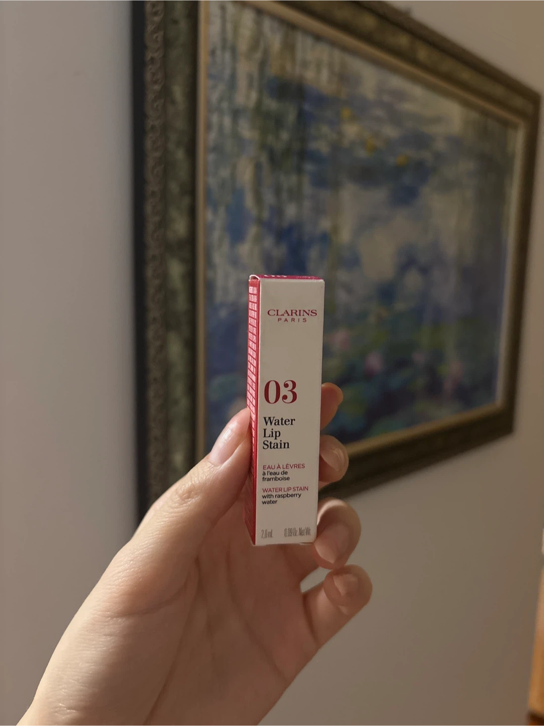 Clarins 03 Water Lip Stain with Raspberry Water