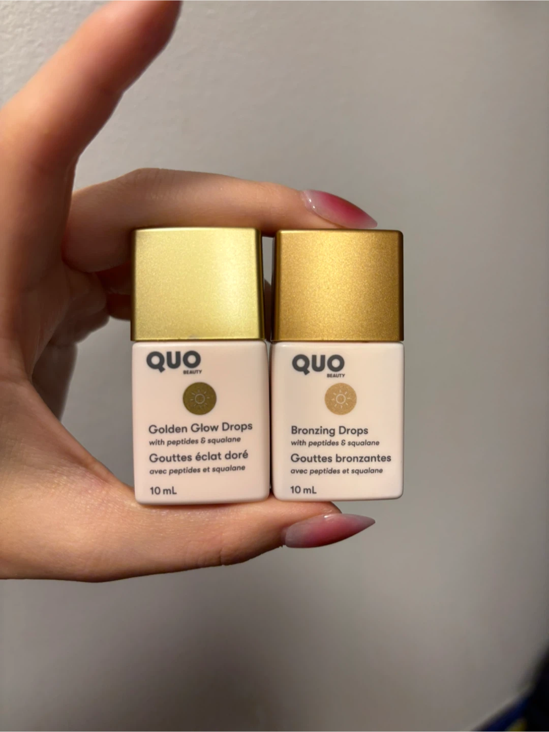 QUO Beauty Golden Glow & Bronzing Drops Set
