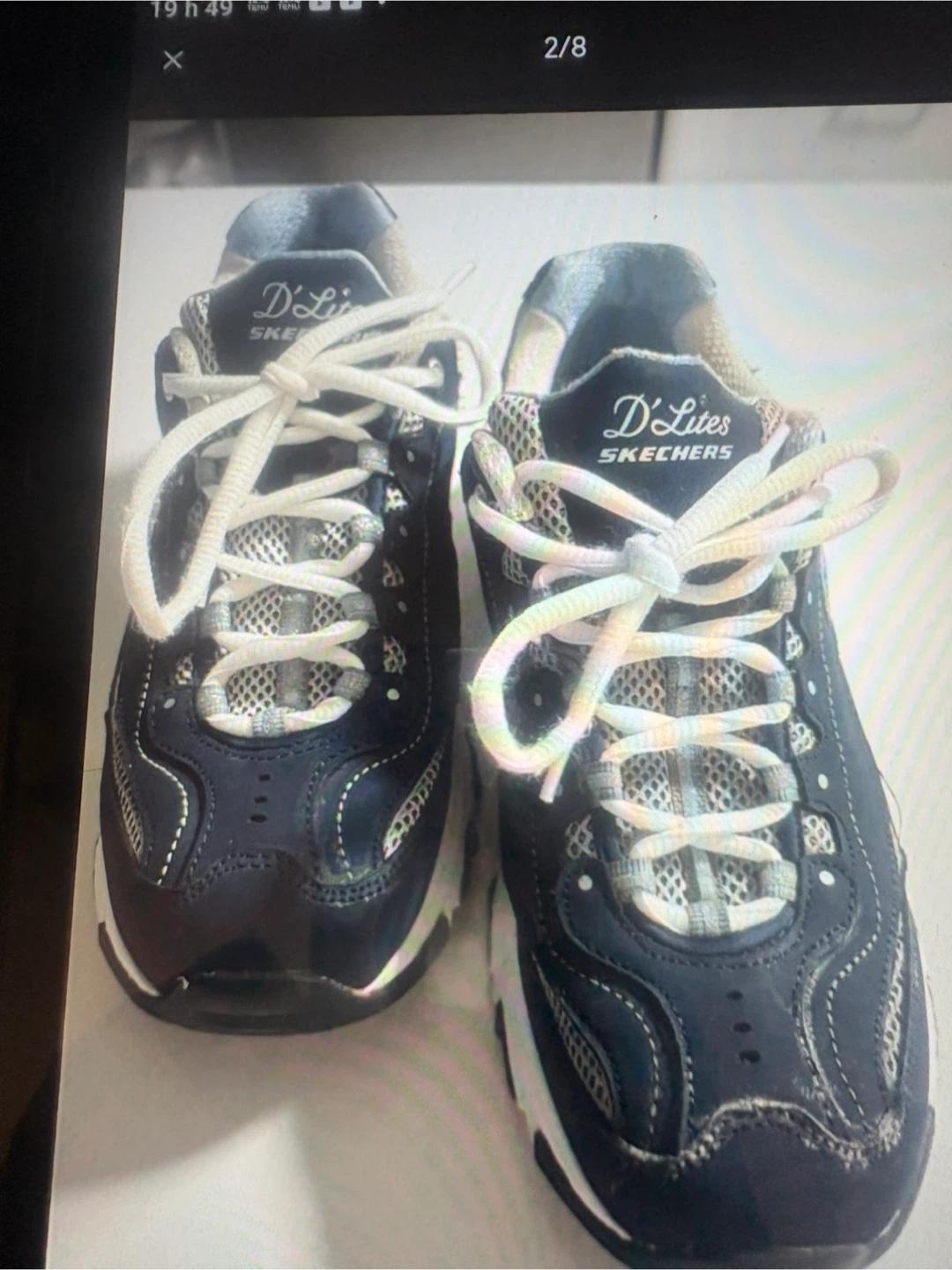 Chaussures Skechers femmes, bleues marine