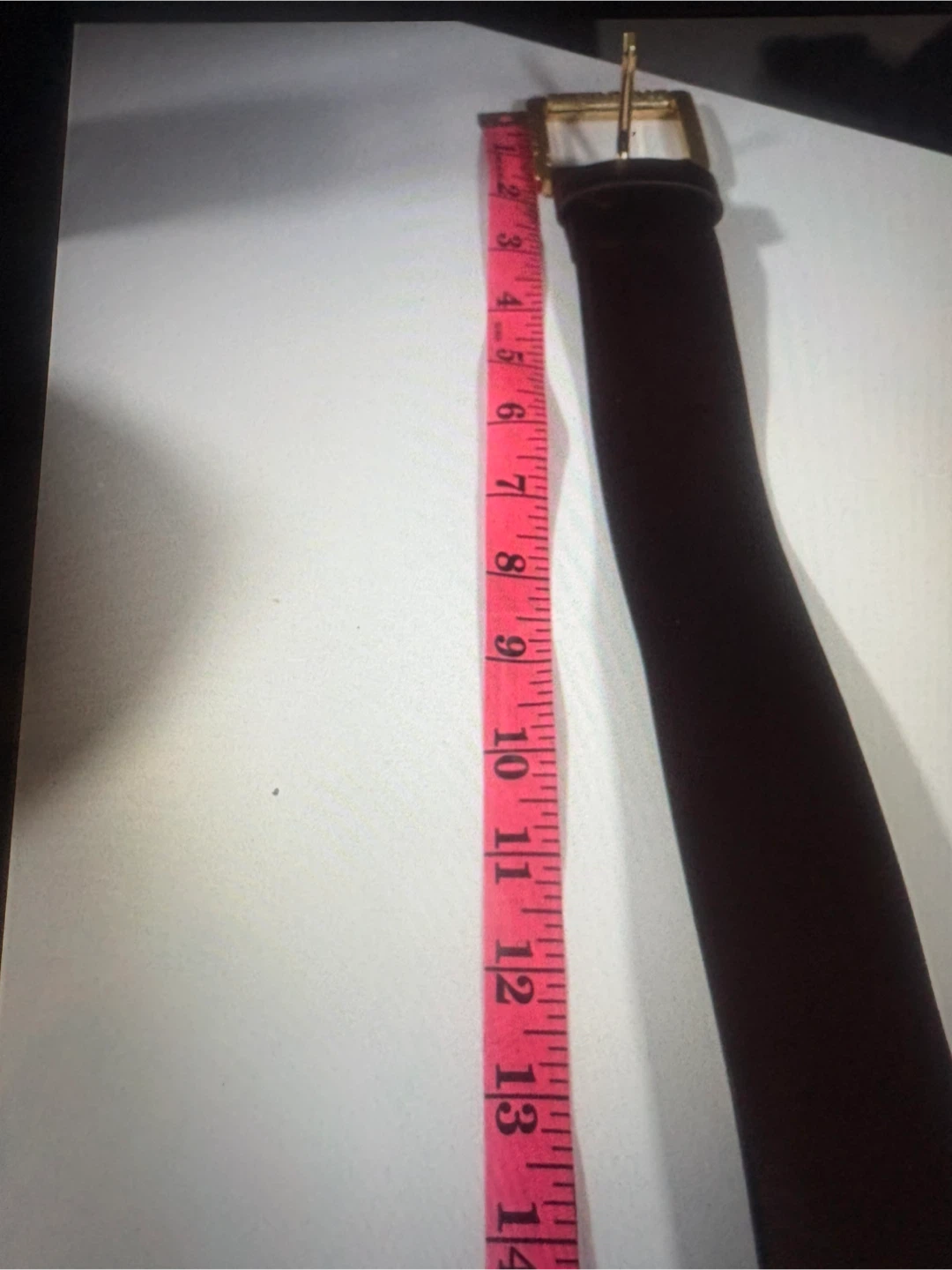 Ceinture Michael Kors brun avec boucle dorée - photo 4