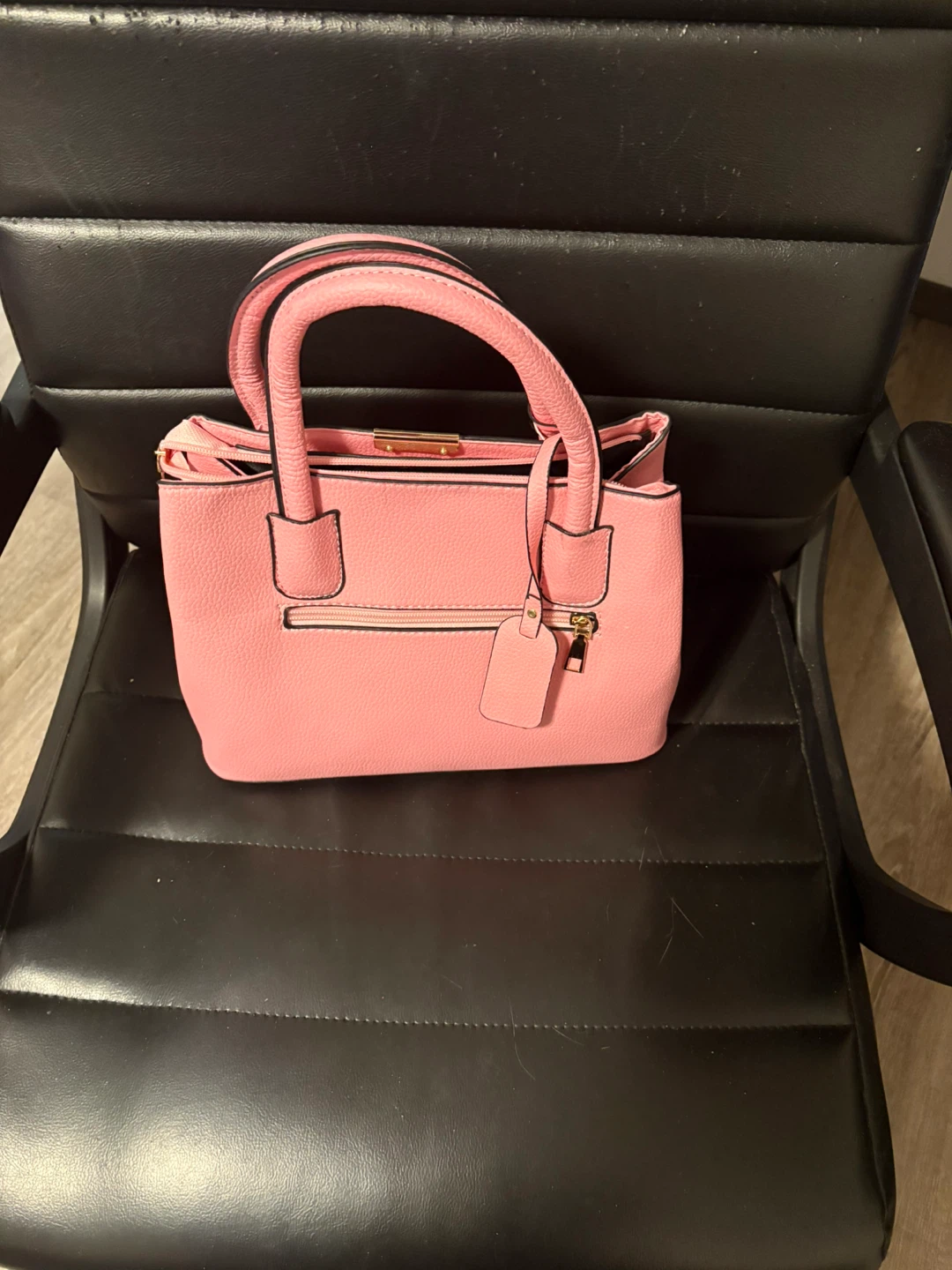 Pink Structured Satchel Handbag never used