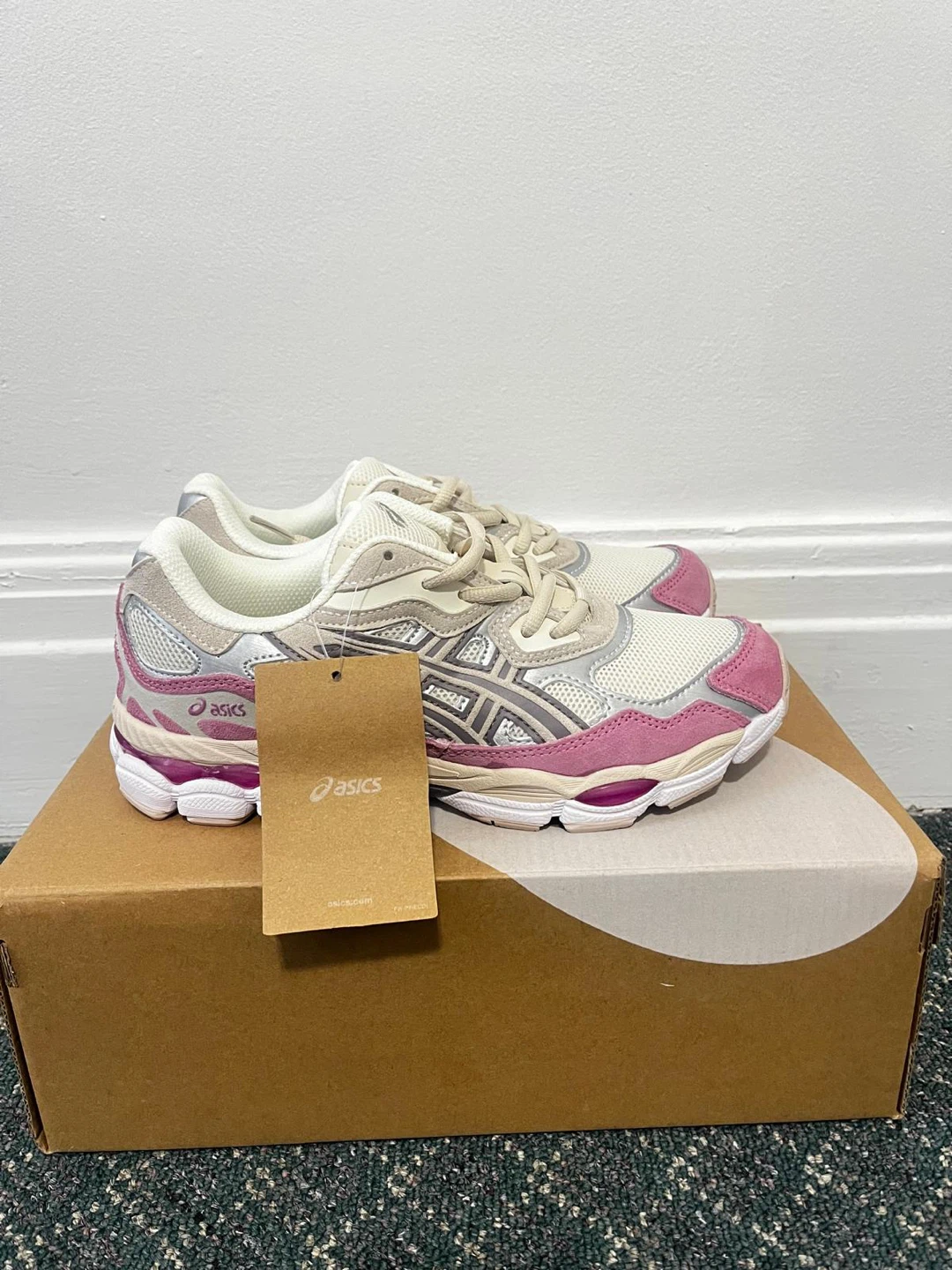 Asics GEL-NYC Women's Sneakers Beige/Pink Size 6 US - photo 4