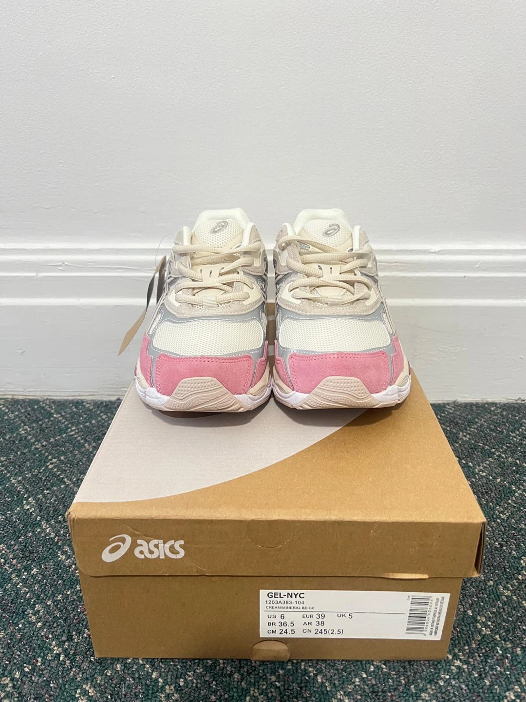 Asics GEL-NYC Women's Sneakers Beige/Pink Size 6 US - photo 2