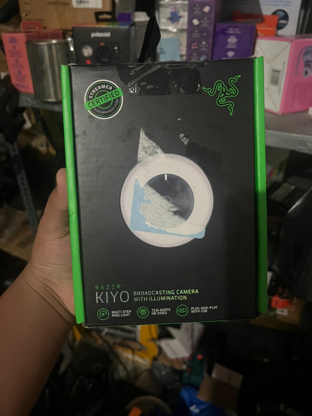 Razer Kiyo Broadcasting Camera with Illumination