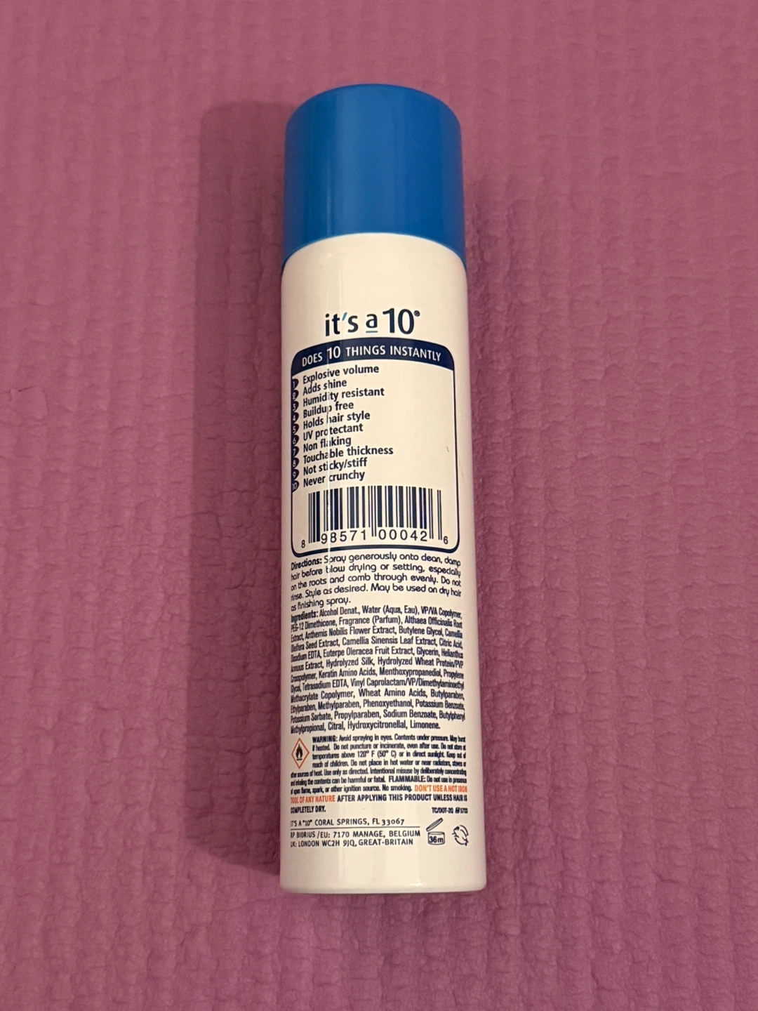 It's a 10 Miracle Blowdry Volumizer Spray 6 fl oz - photo 3