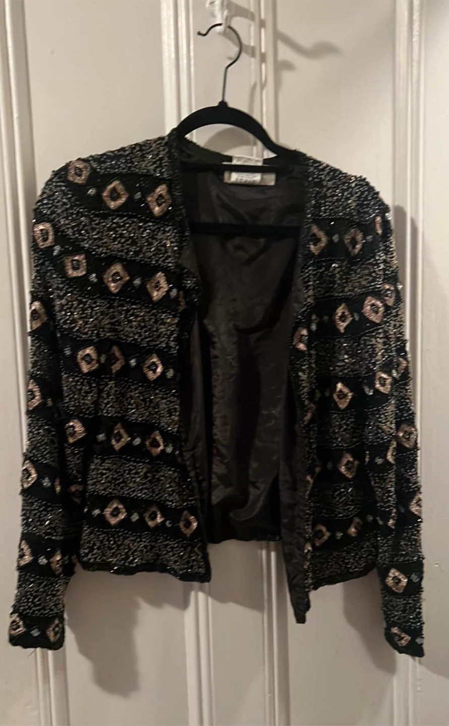 Beaded Black Jacket - photo 2