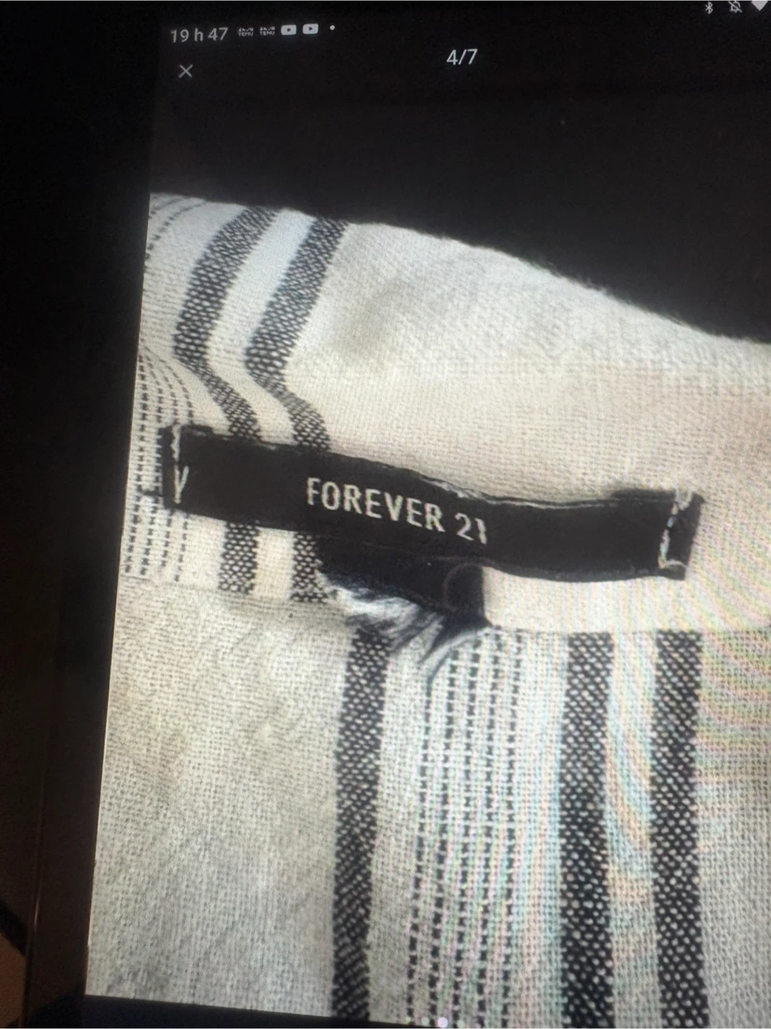 Ensemble pantalon et haut rayé Forever 21 - photo 4