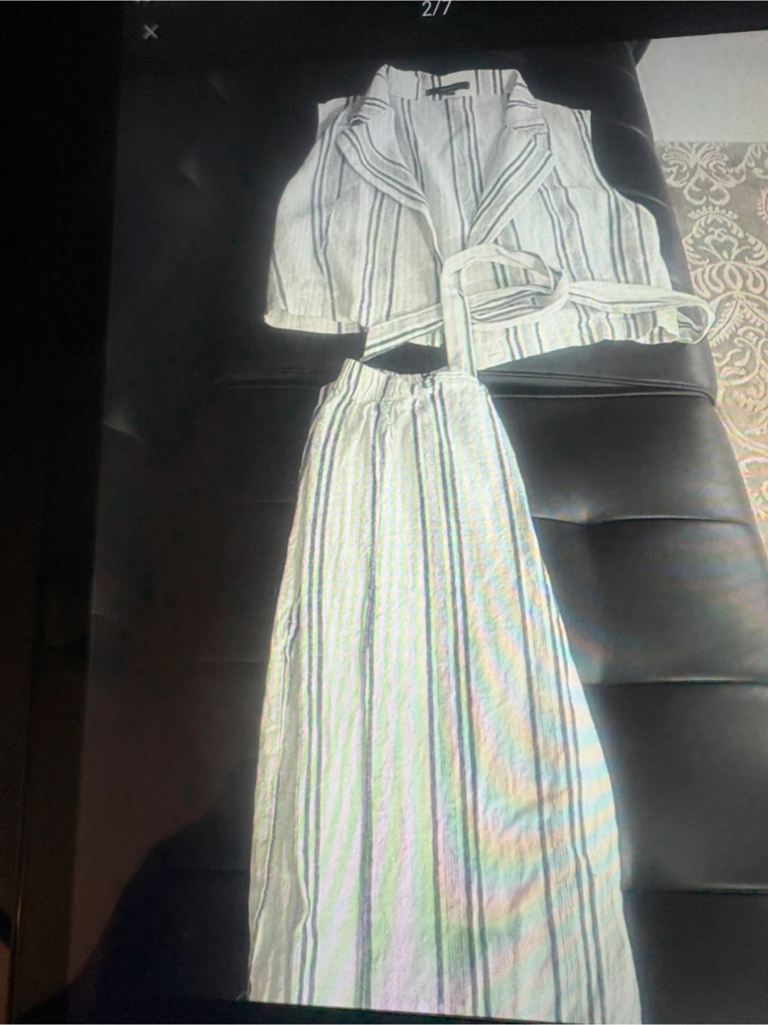 Ensemble pantalon et haut rayé Forever 21 - photo 2