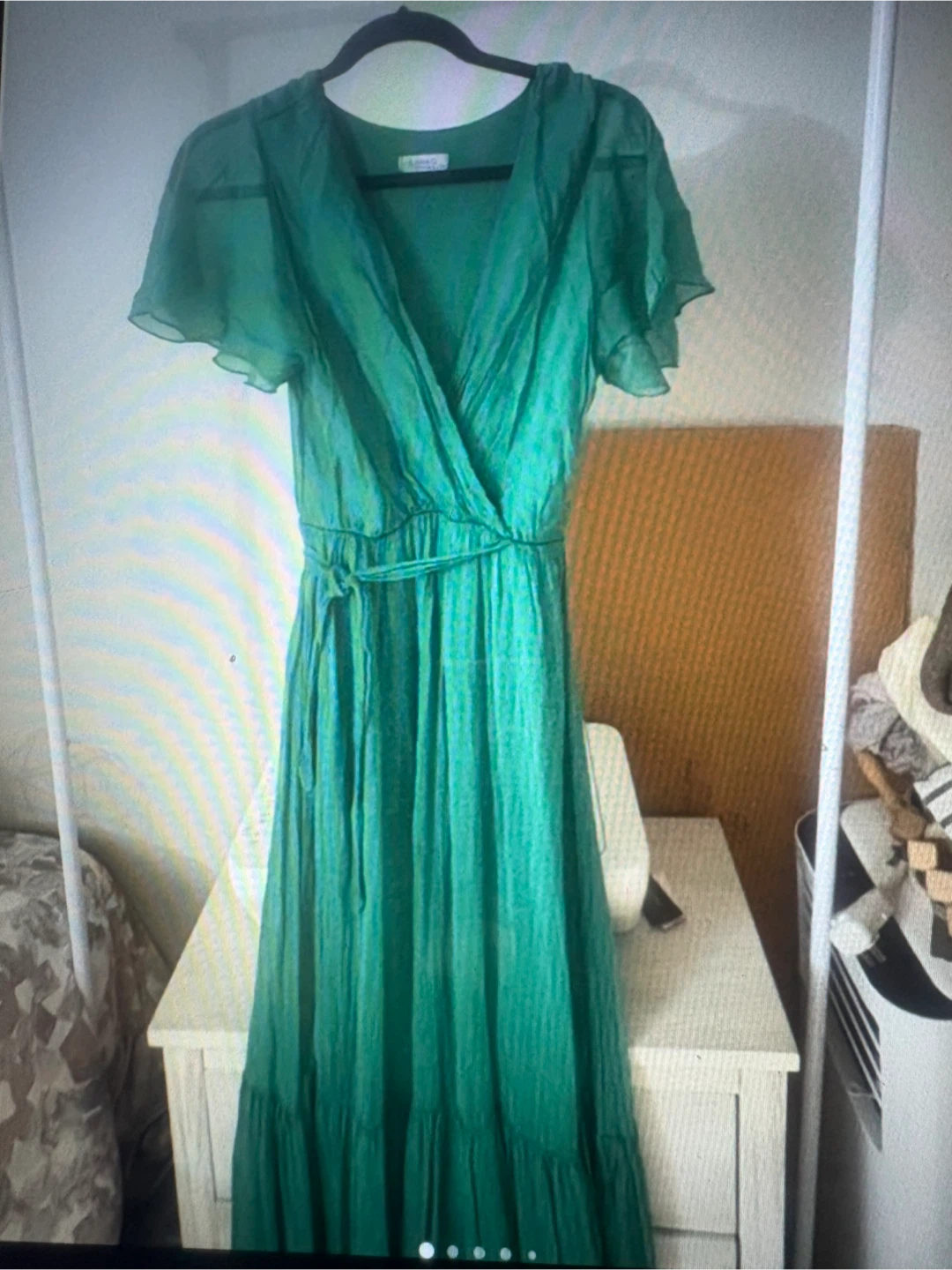 Robe verte Lara C. taille M