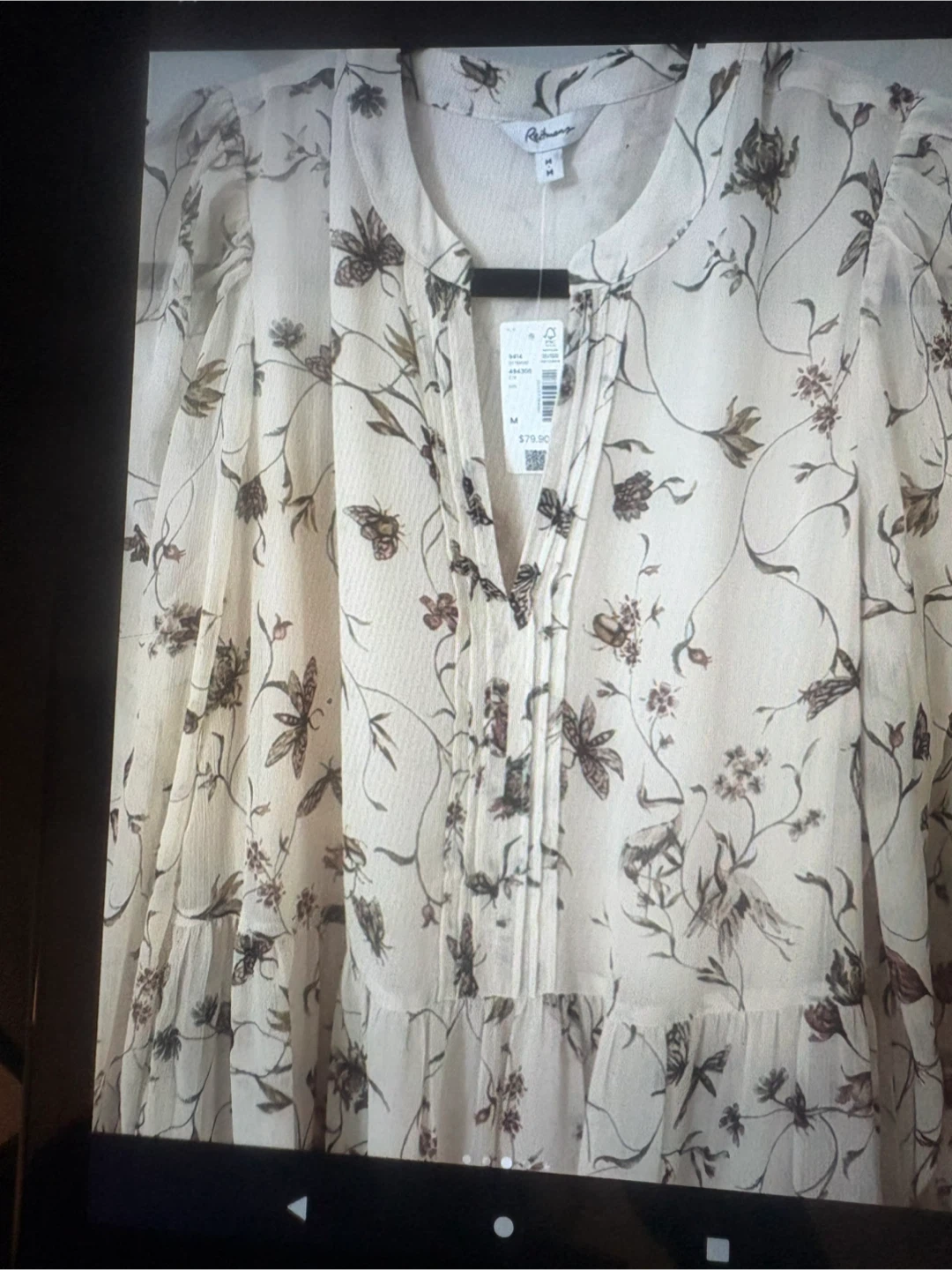 Robe imprimée à volants Taille M - photo 4