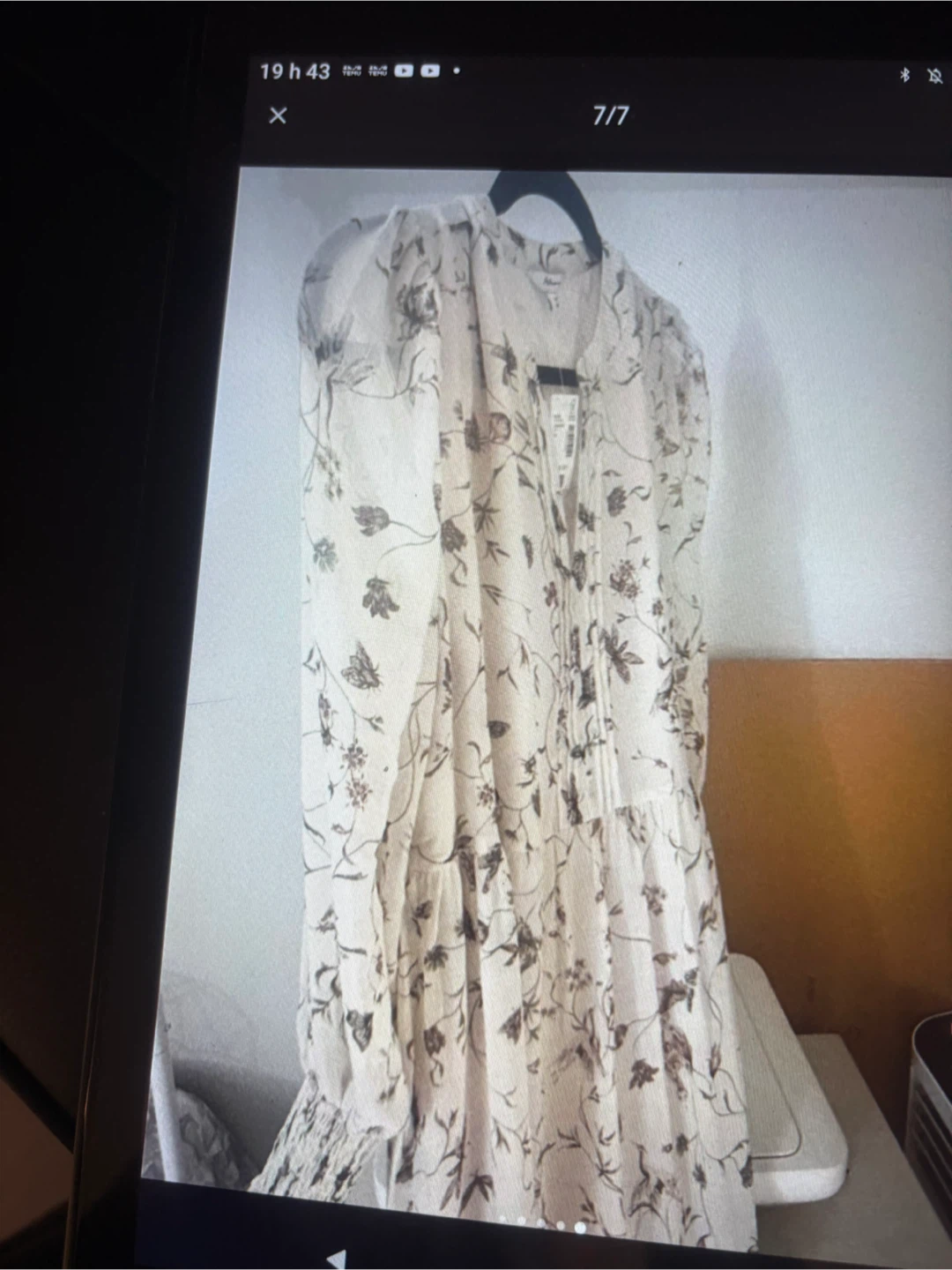 Robe imprimée à volants Taille M - photo 3