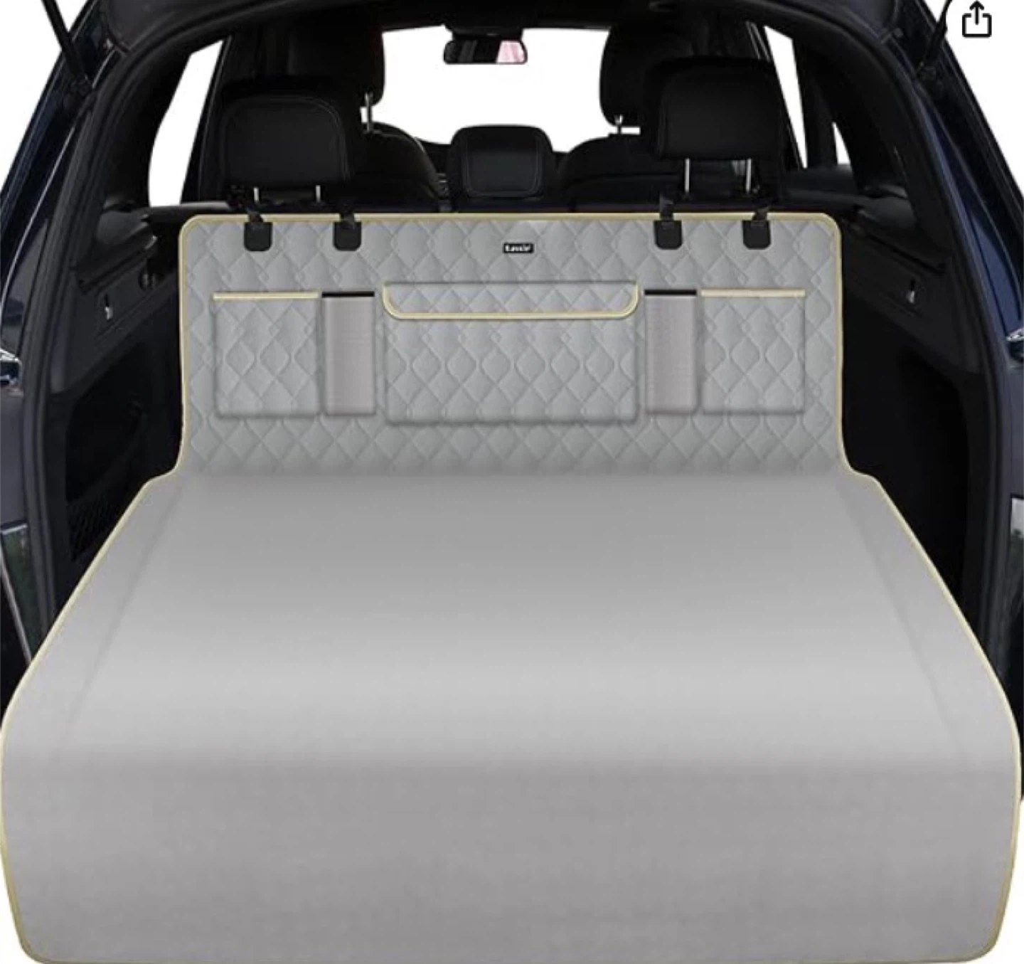 Lassie Quilted Dog Car Seat Cover Extra Large