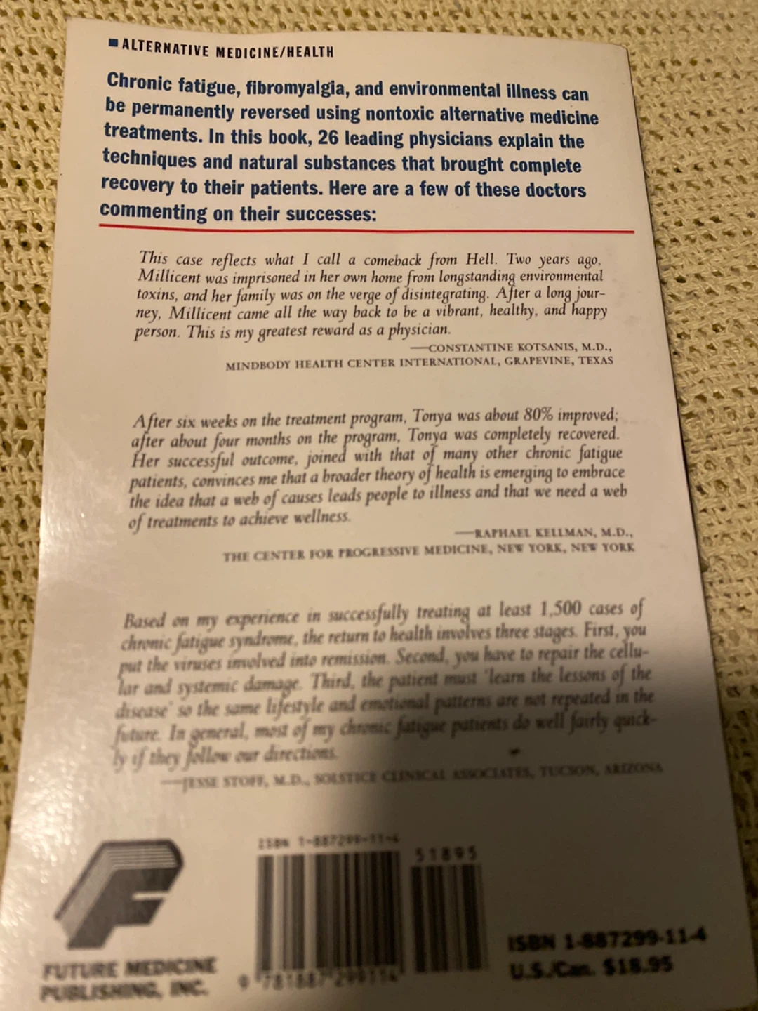 Chronic Fatigue, Fibromyalgia & Environmental Illness Book - photo 2