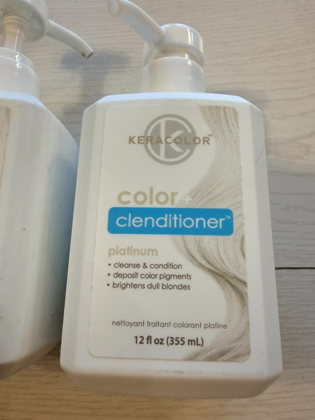 Keracolor Platinum Color + Clenditioner 12 oz Bottles (2-Pack) - photo 2