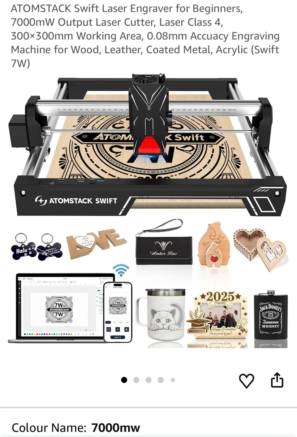ATOMSTACK Swift Laser Engraver - Brand New in Box