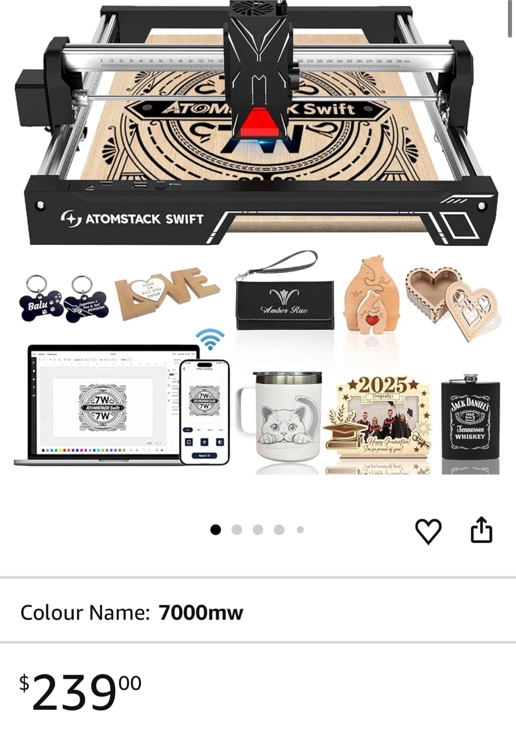 ATOMSTACK Swift Laser Engraver - Brand New in Box - photo 2