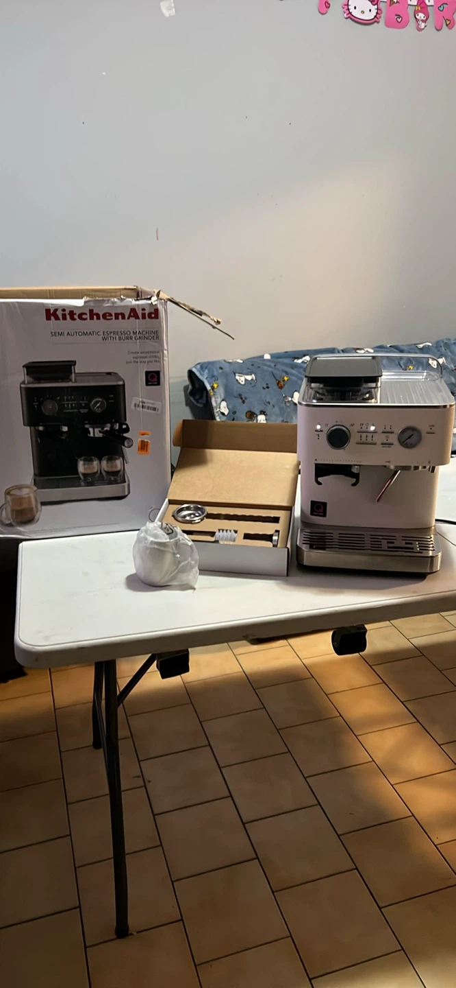 KitchenAid Semi-Automatic Espresso Machine with Burr Grinder - photo 3
