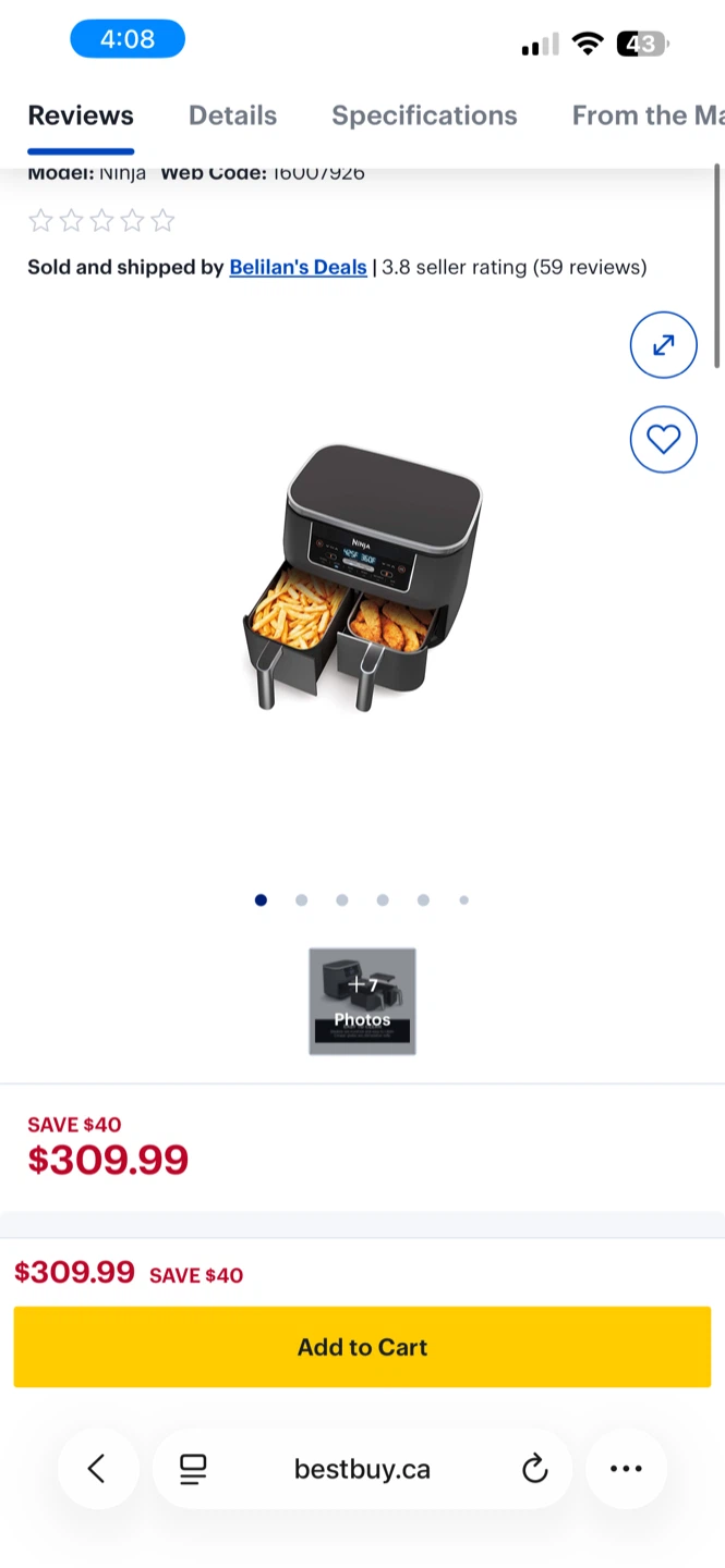 Ninja Dual Zone Air Fryer