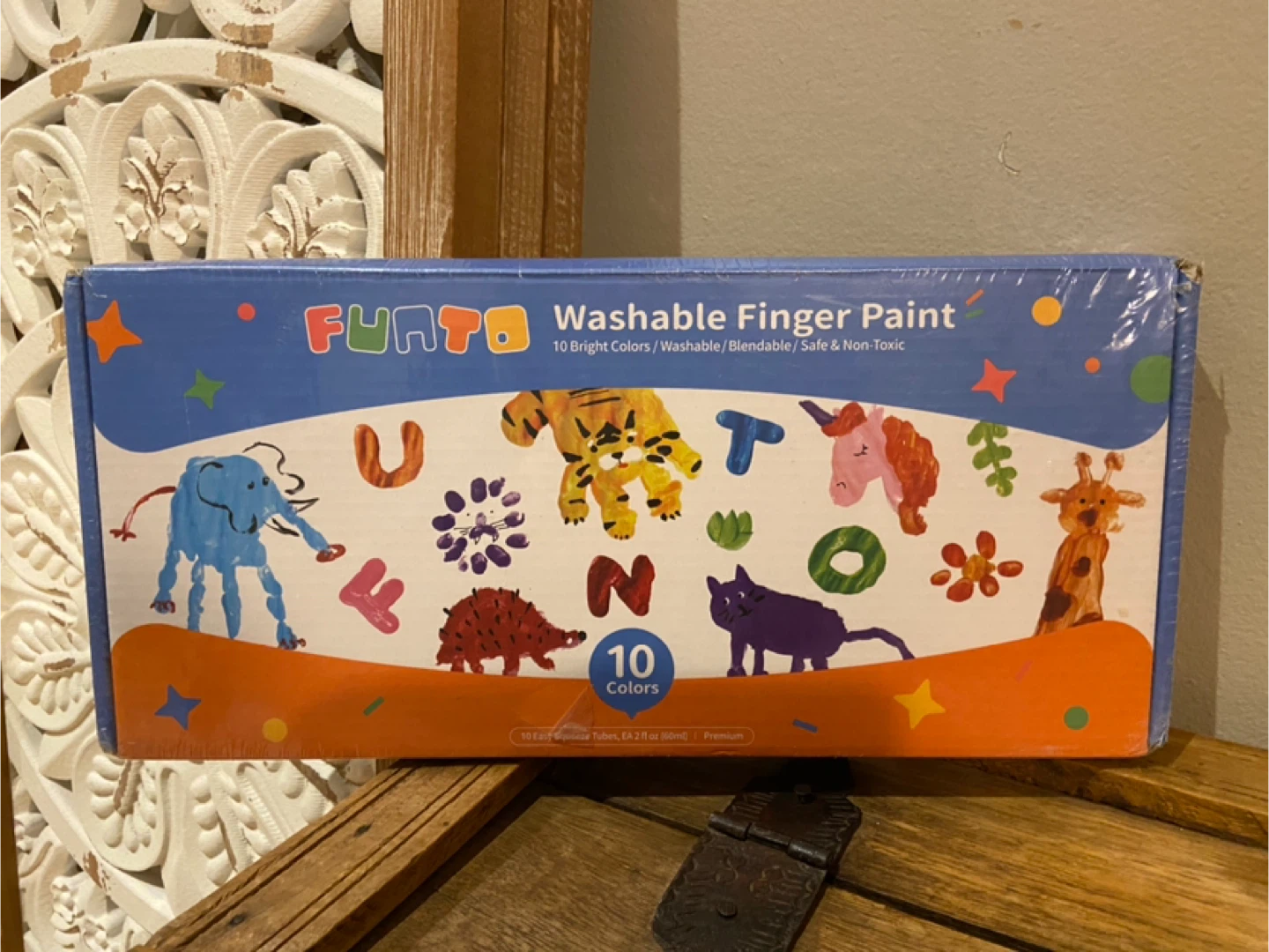 New Washable Finger Paint for Kids, 10 Assorted Colours - photo 5