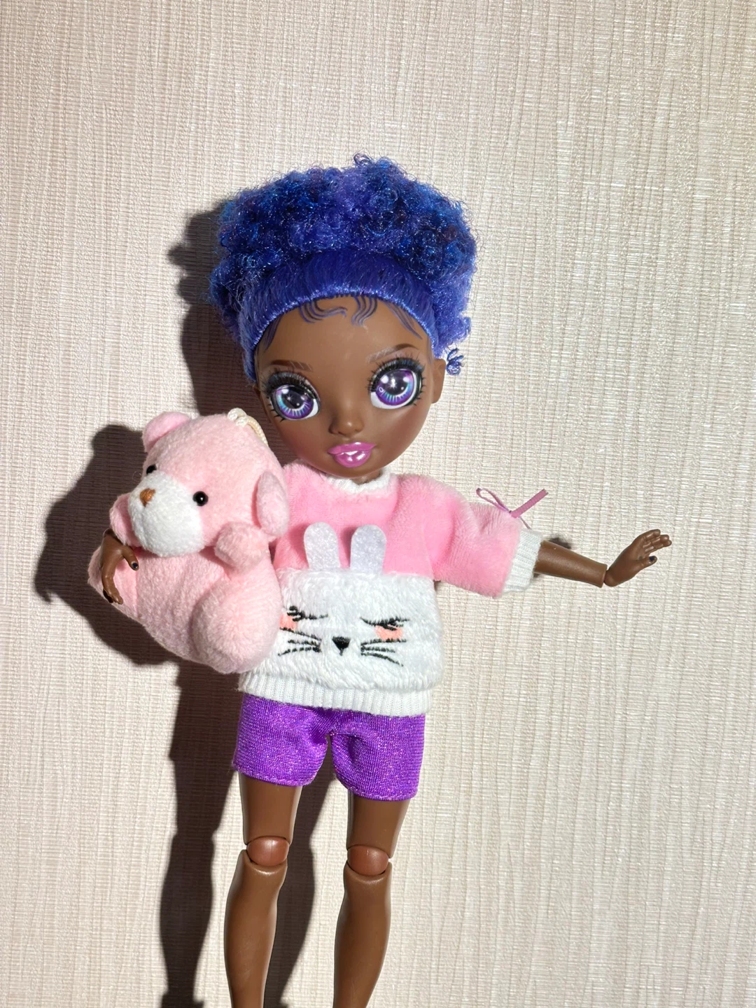Most adorable Rainbow High Doll Jr Krystal Bailey with Teddy