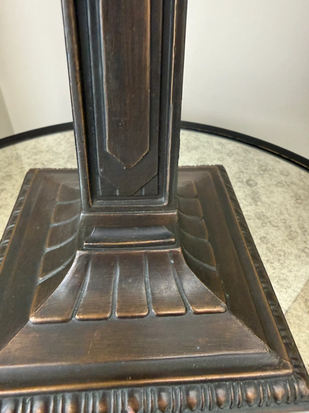 Vintage Tiffany-style Lamp - Mission / Prairie Style - photo 4