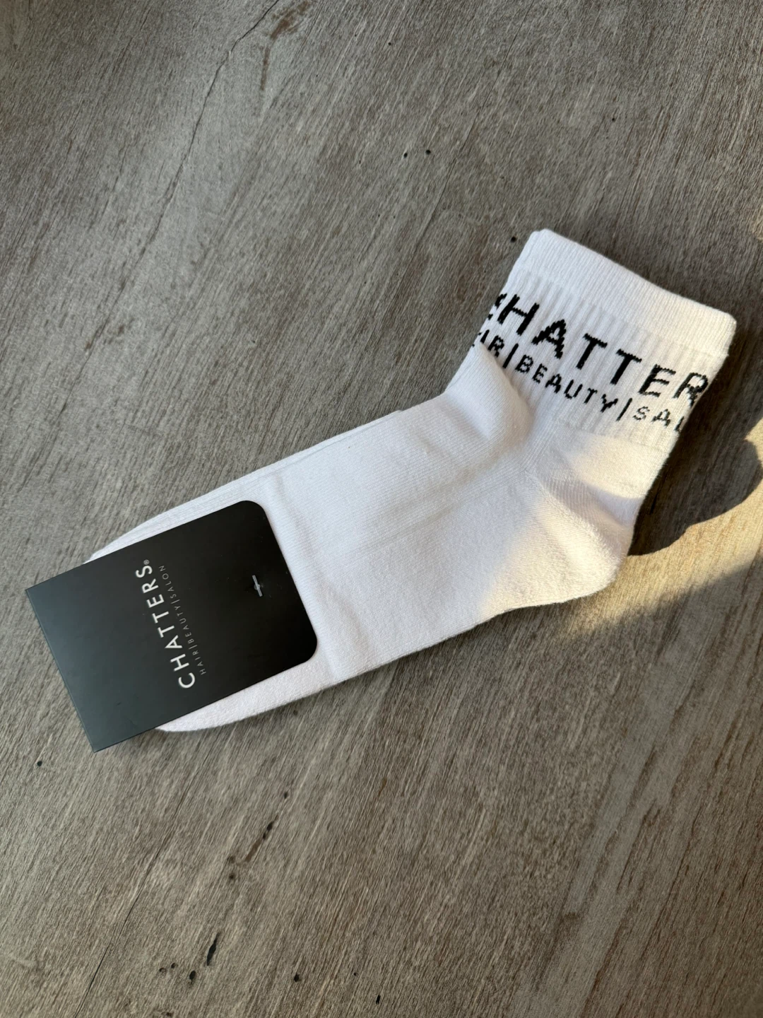 Chatters White Cotton Socks One Size Fits Most
