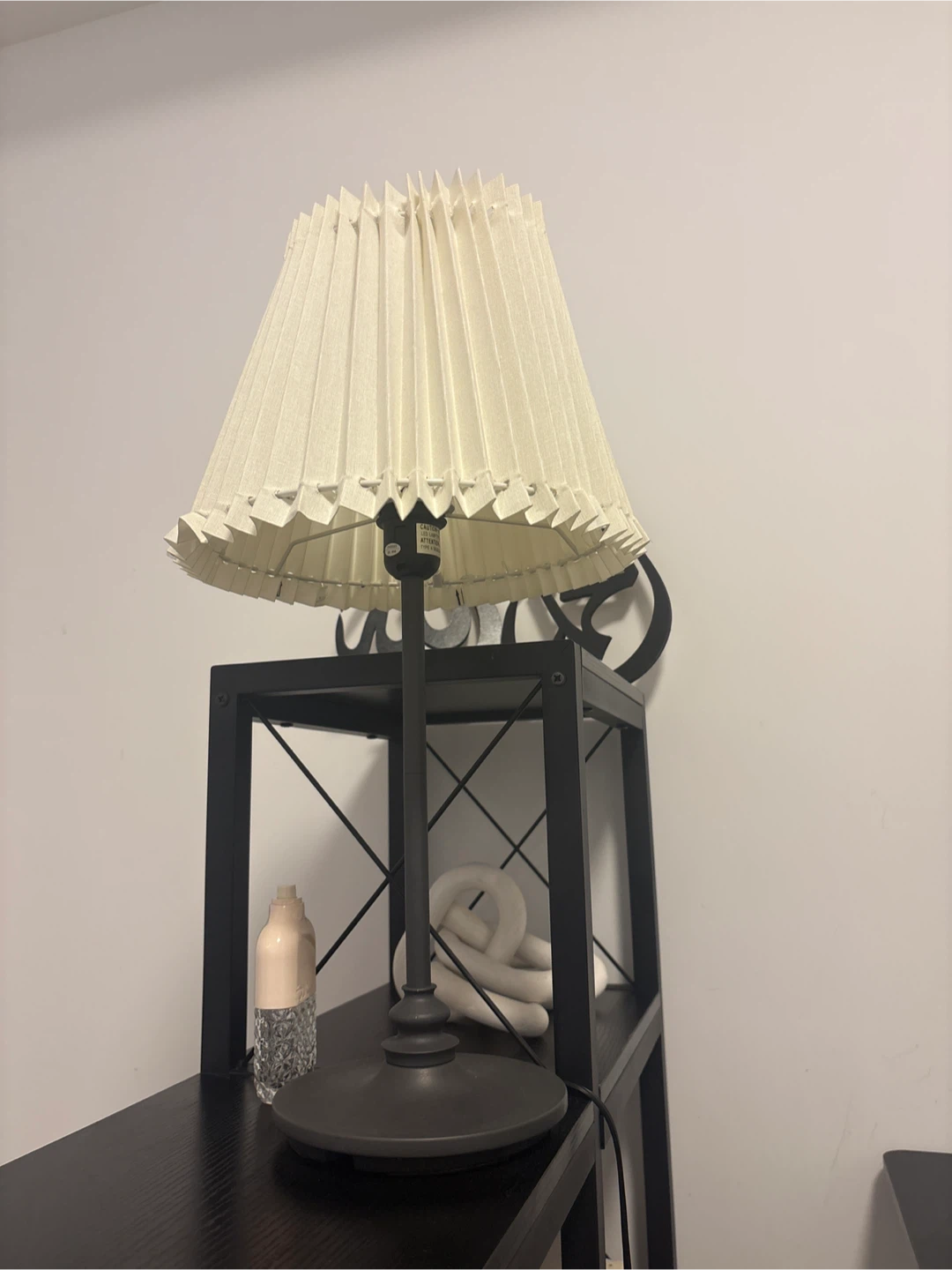 Pleated Shade Table Lamp