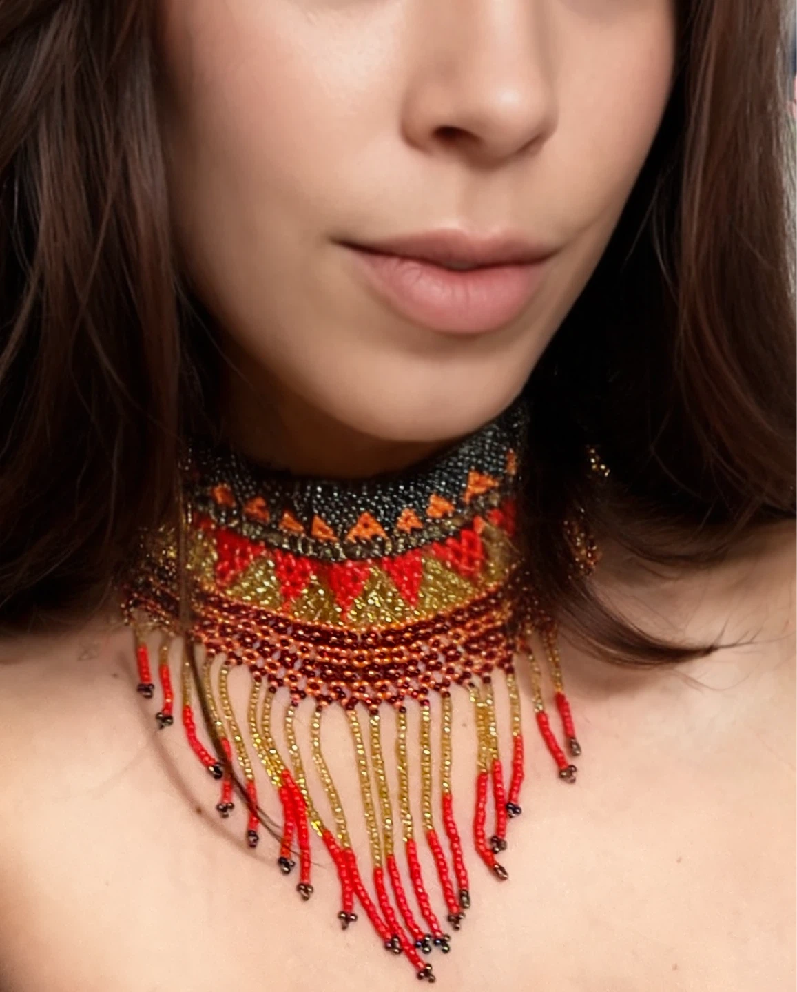 Beaded Choker Necklace - photo 3