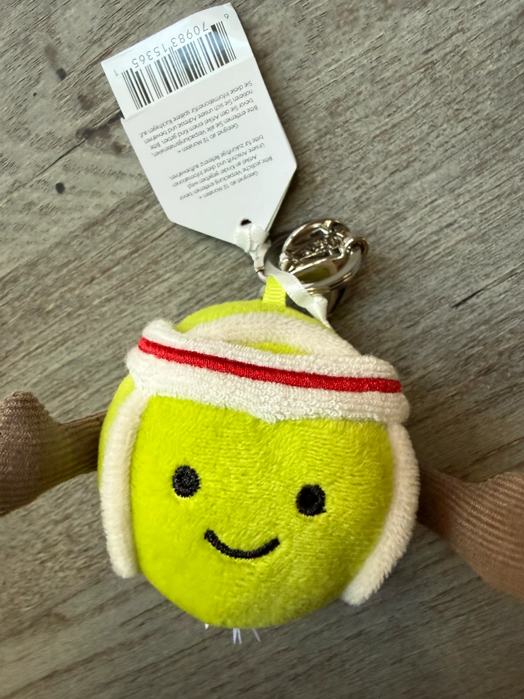 Jellycat Amuseables Tennis Ball Keychain - photo 4