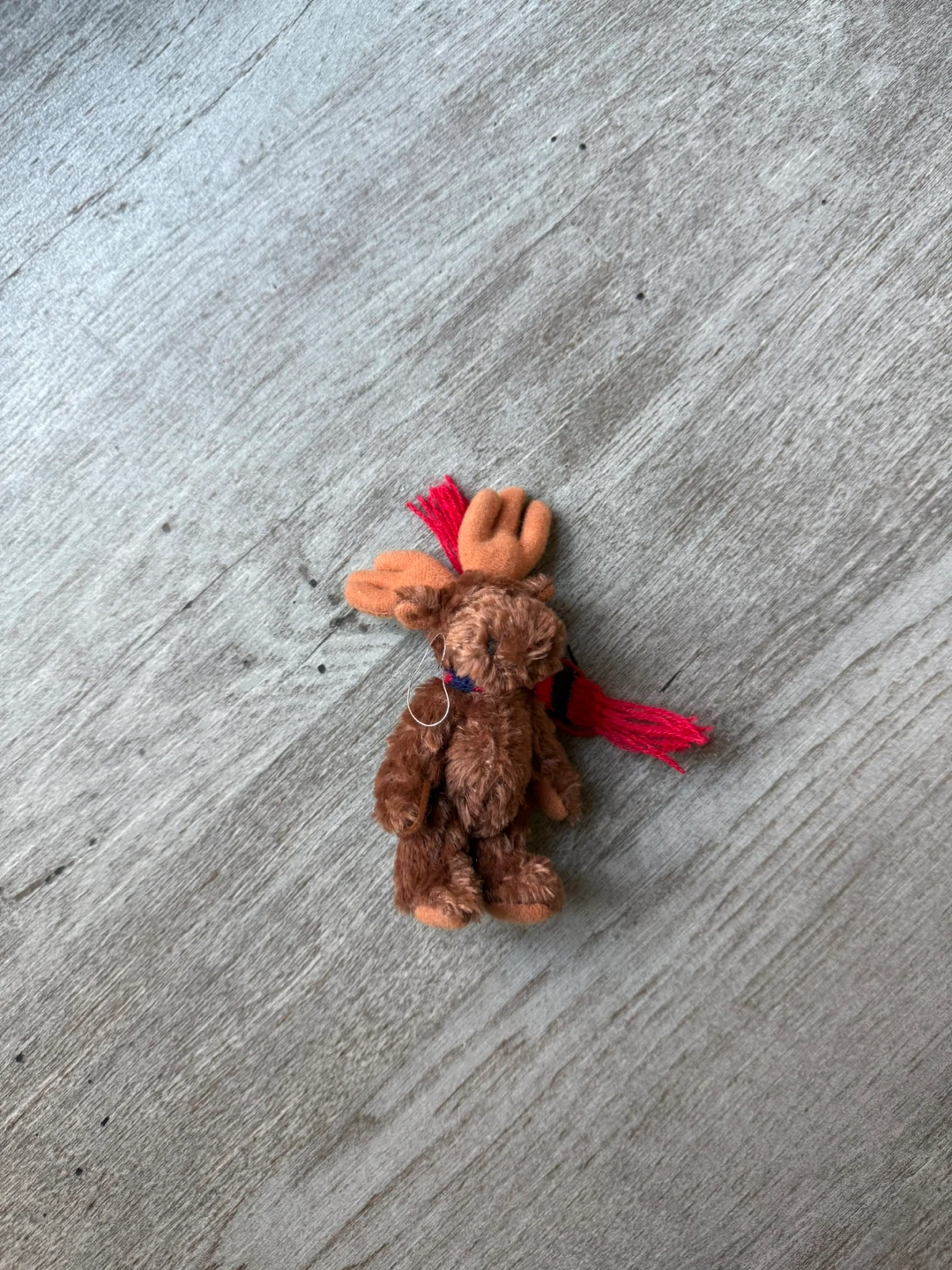 Small plush moose with scarf - photo 3