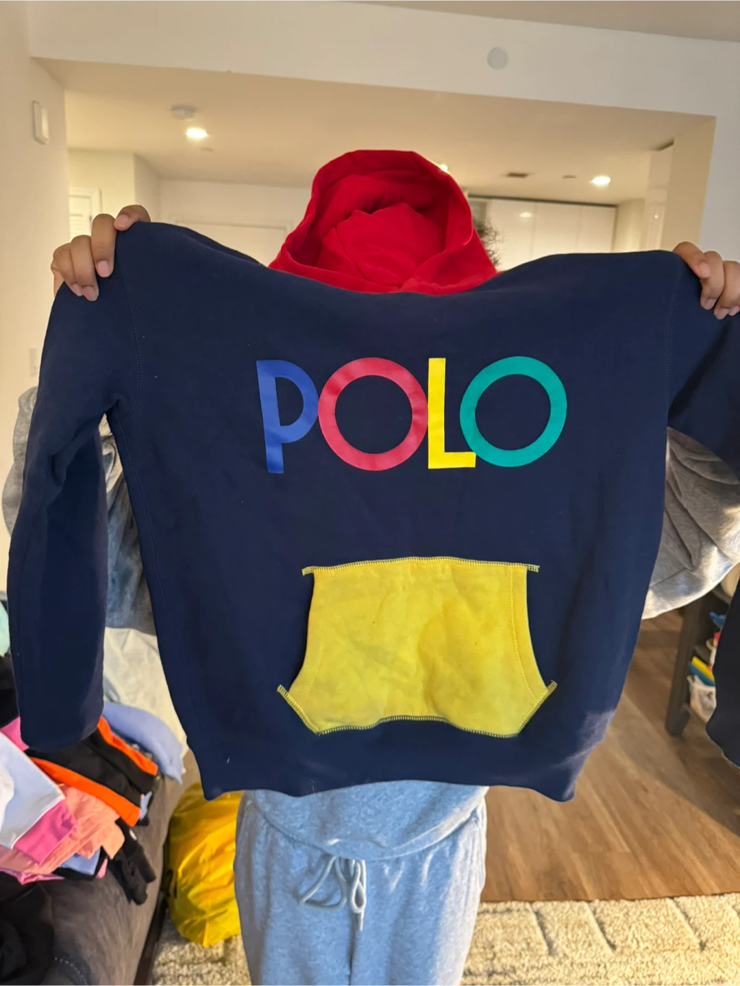Polo Ralph Lauren Navy Blue Sweatshirt and Jogger Set - photo 5