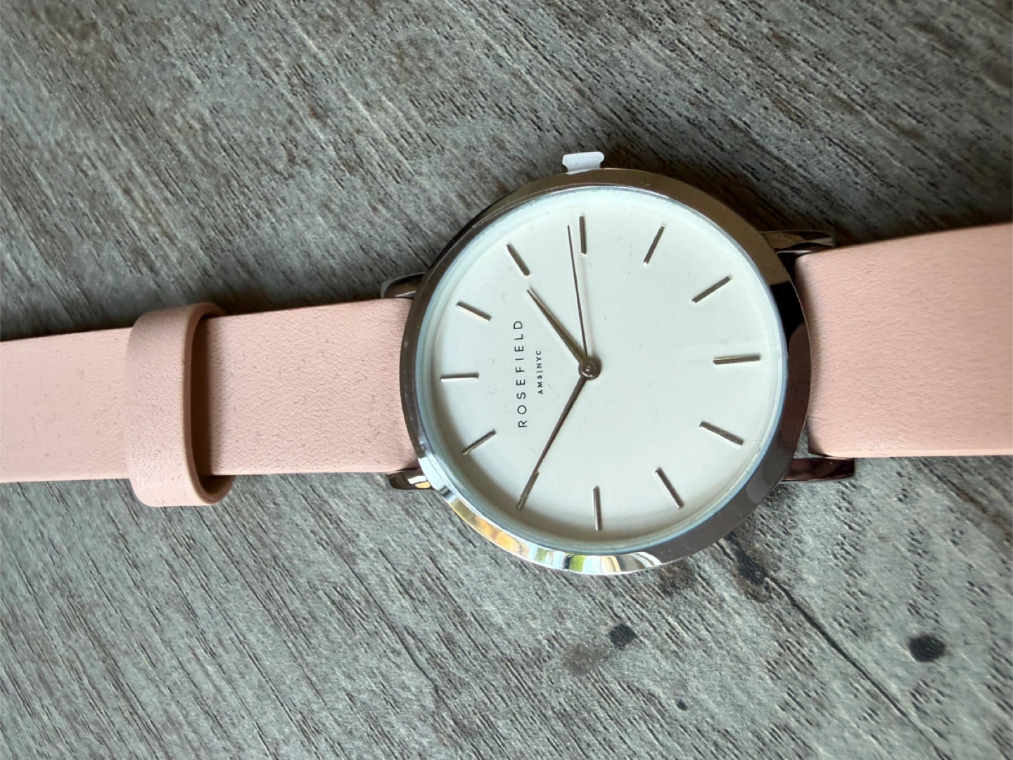 Rosefield Watch - Pink Leather Band