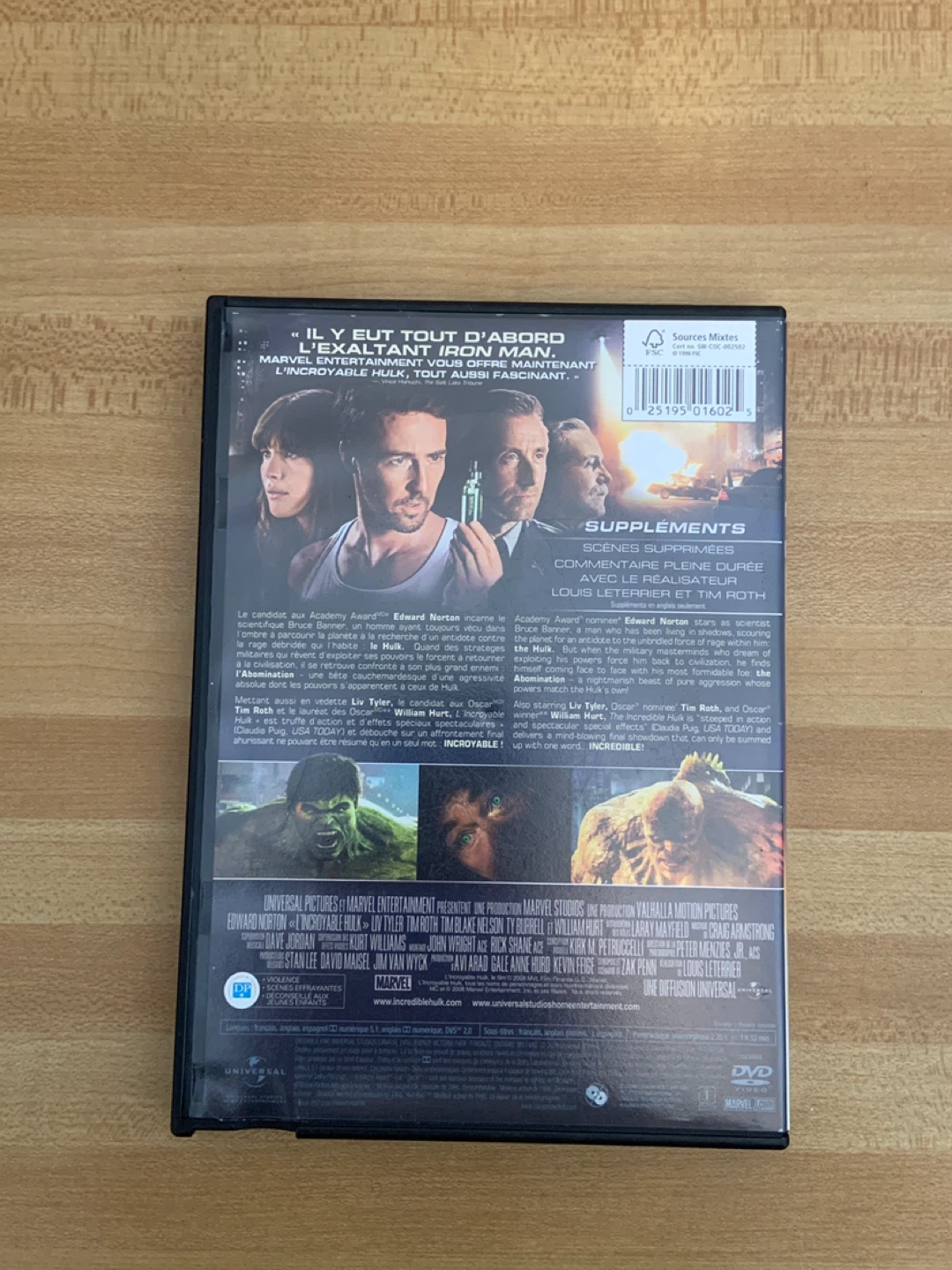 The Incredible Hulk DVD – Marvel Action Movie - photo 2