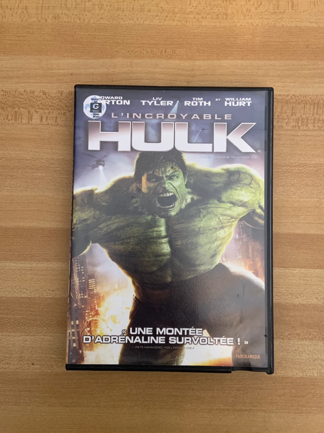 The Incredible Hulk DVD – Marvel Action Movie