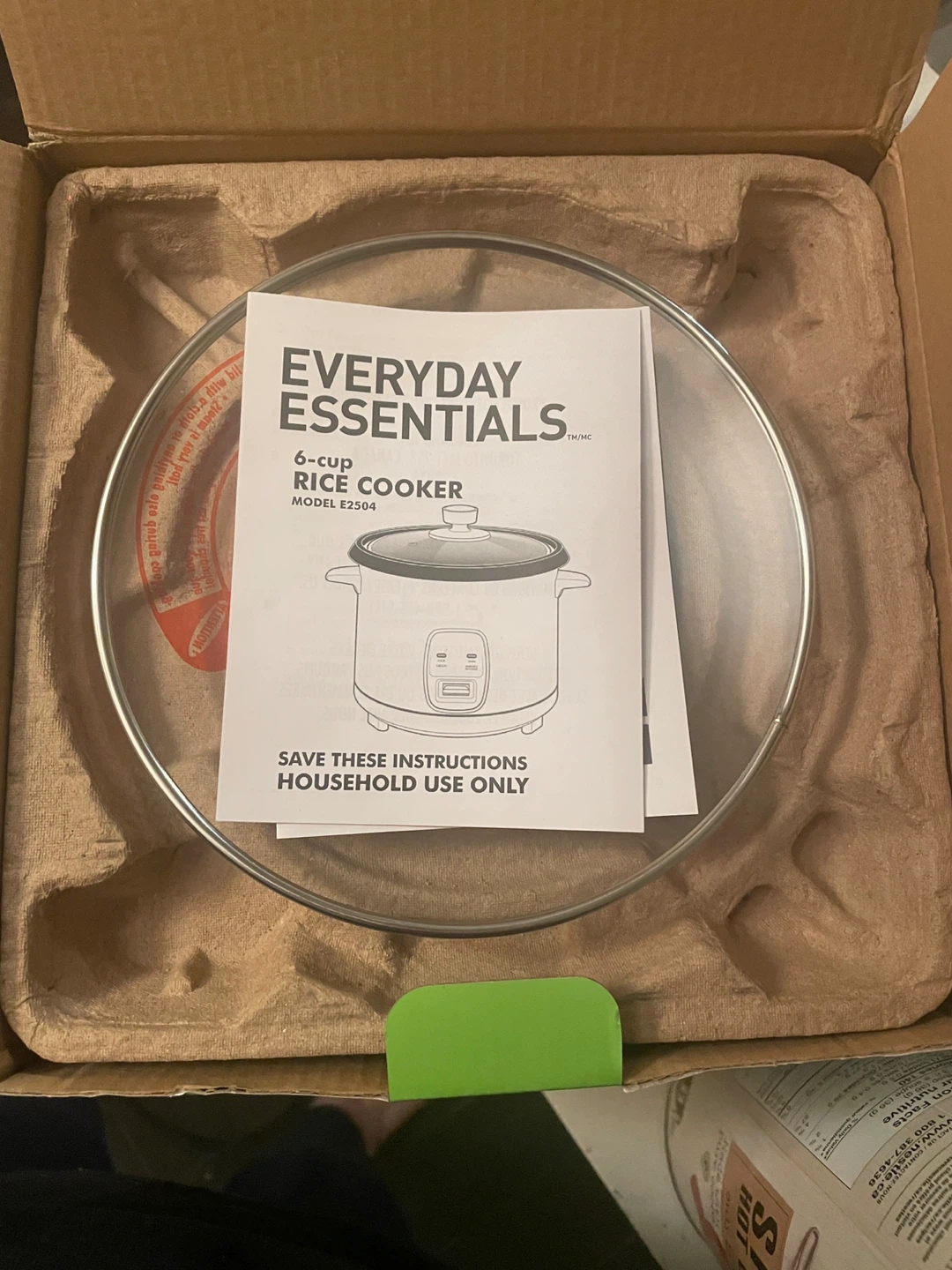 Everyday Essentials 6-Cup Rice Cooker - photo 2