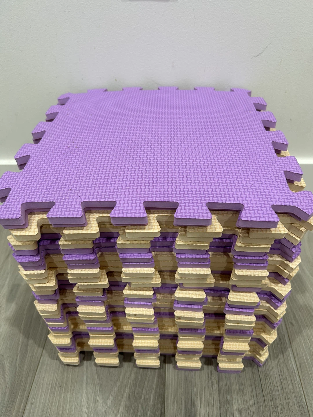 30 pcs Foam Mats / PlayMats - Purple Yellow