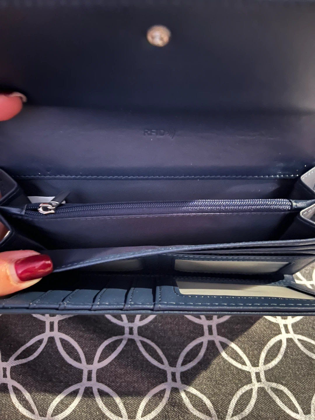 Dark blue wallet - photo 3