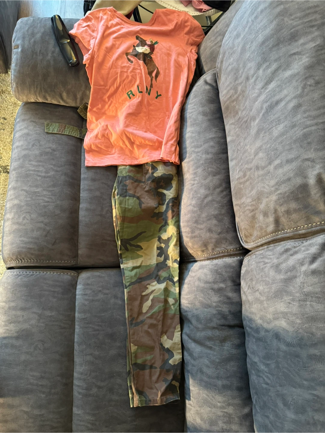 Polo Ralph Lauren Camo Pants and RLNY Graphic T-Shirt Set - photo 5