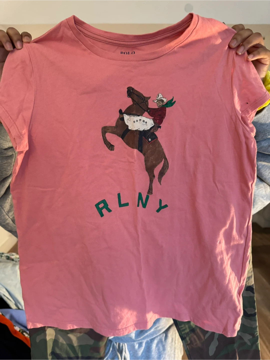 Polo Ralph Lauren Camo Pants and RLNY Graphic T-Shirt Set - photo 2