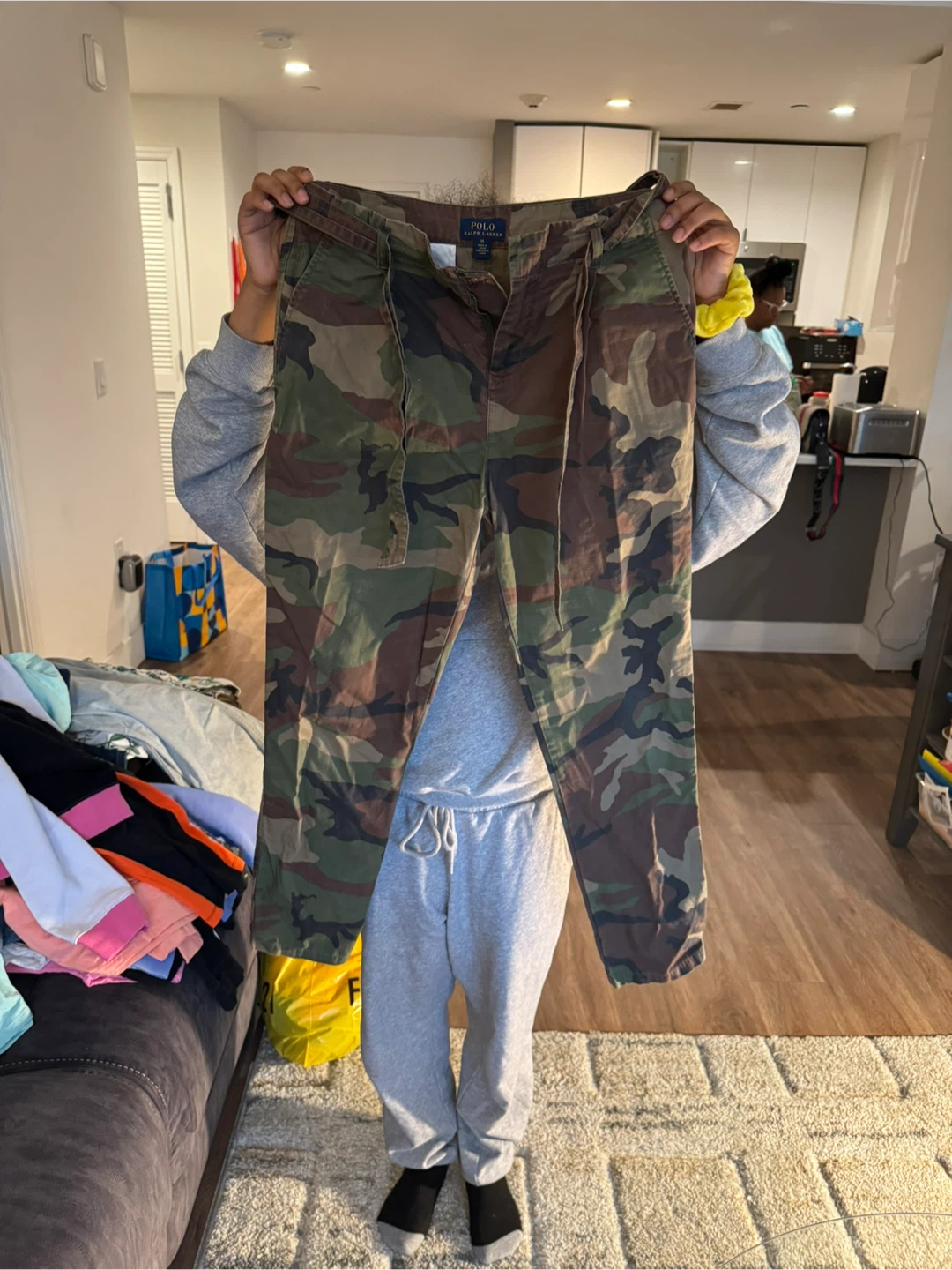 Polo Ralph Lauren Camo Pants and RLNY Graphic T-Shirt Set - photo 3