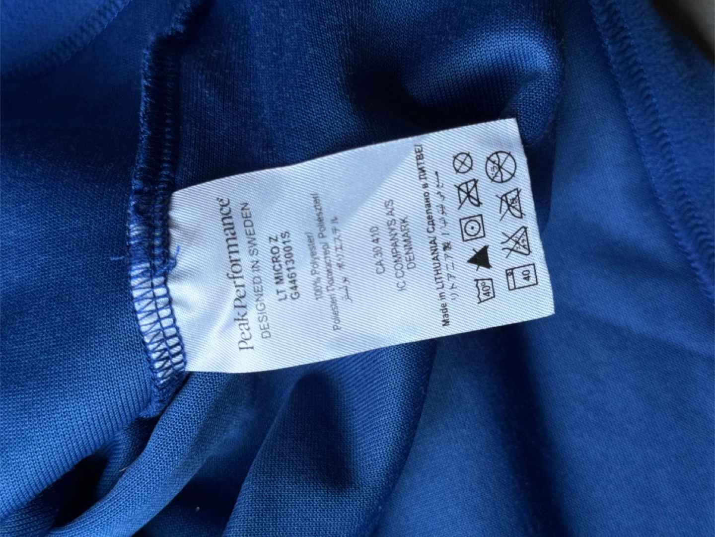 Peak Performance Blue 1/4 Zip Fleece Sweater - photo 3